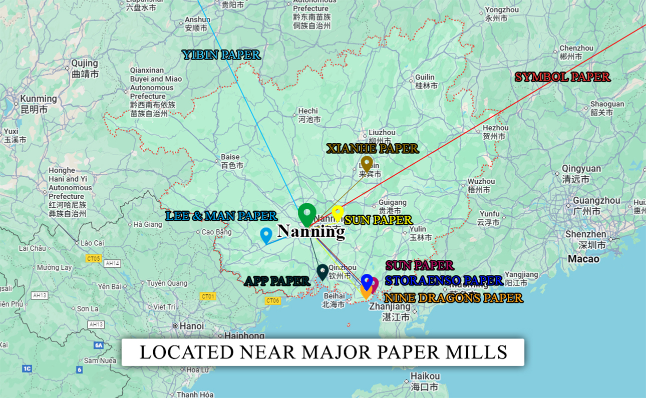 Paper mill map